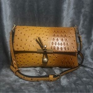 Vegan Leather Crossbody Shoulder Handbag